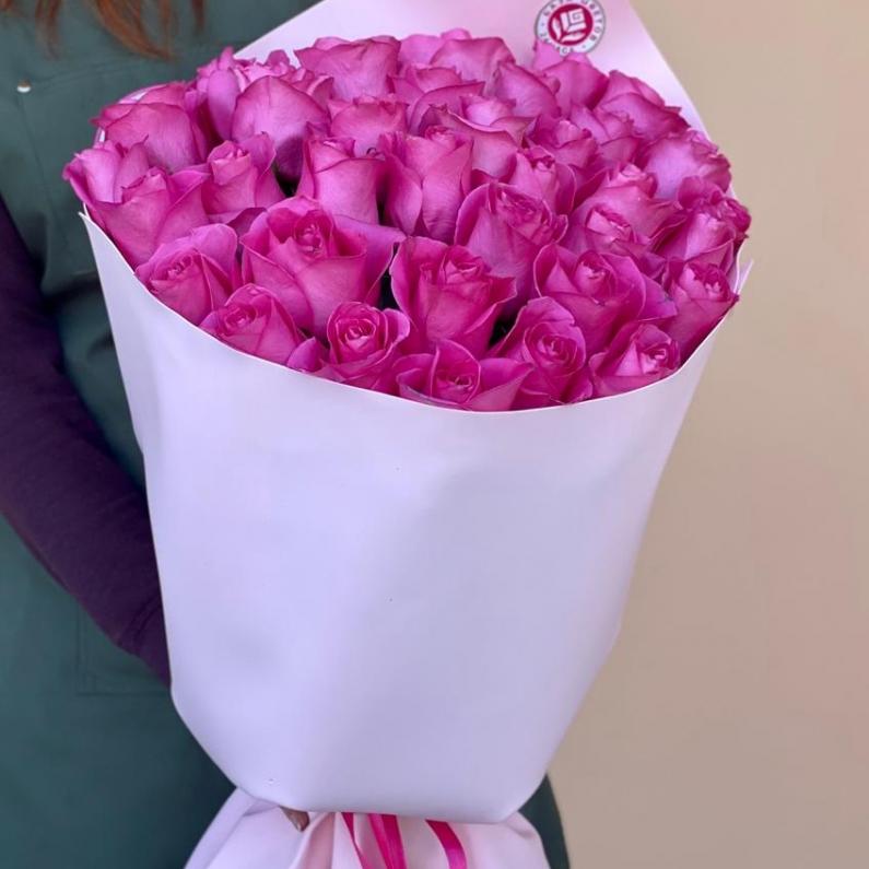 Букеты из розовых роз 70 см (Эквадор) код: 186472