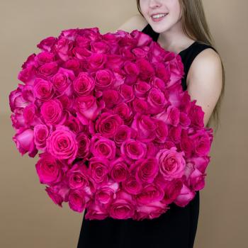 Букет из розовых роз 75 шт. (40 см) Артикул  87857
