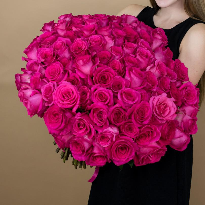 Букеты из розовых роз 40 см (Эквадор) артикул букета  88346