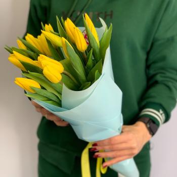 Тюльпаны жёлтые 15 шт [Артикул: 137735]